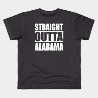 Straight Outta Alabama Kids T-Shirt